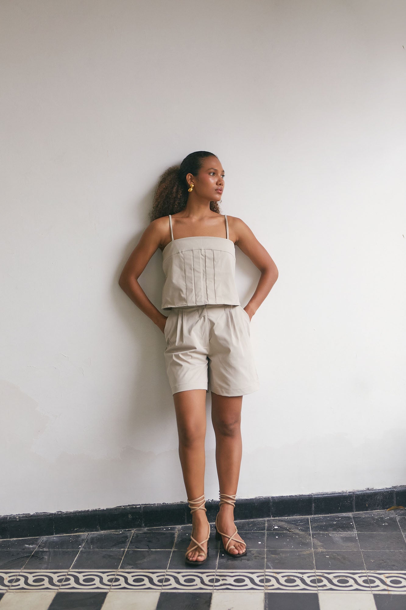 Beige Zuncho Set
