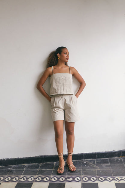 Beige Zuncho Set