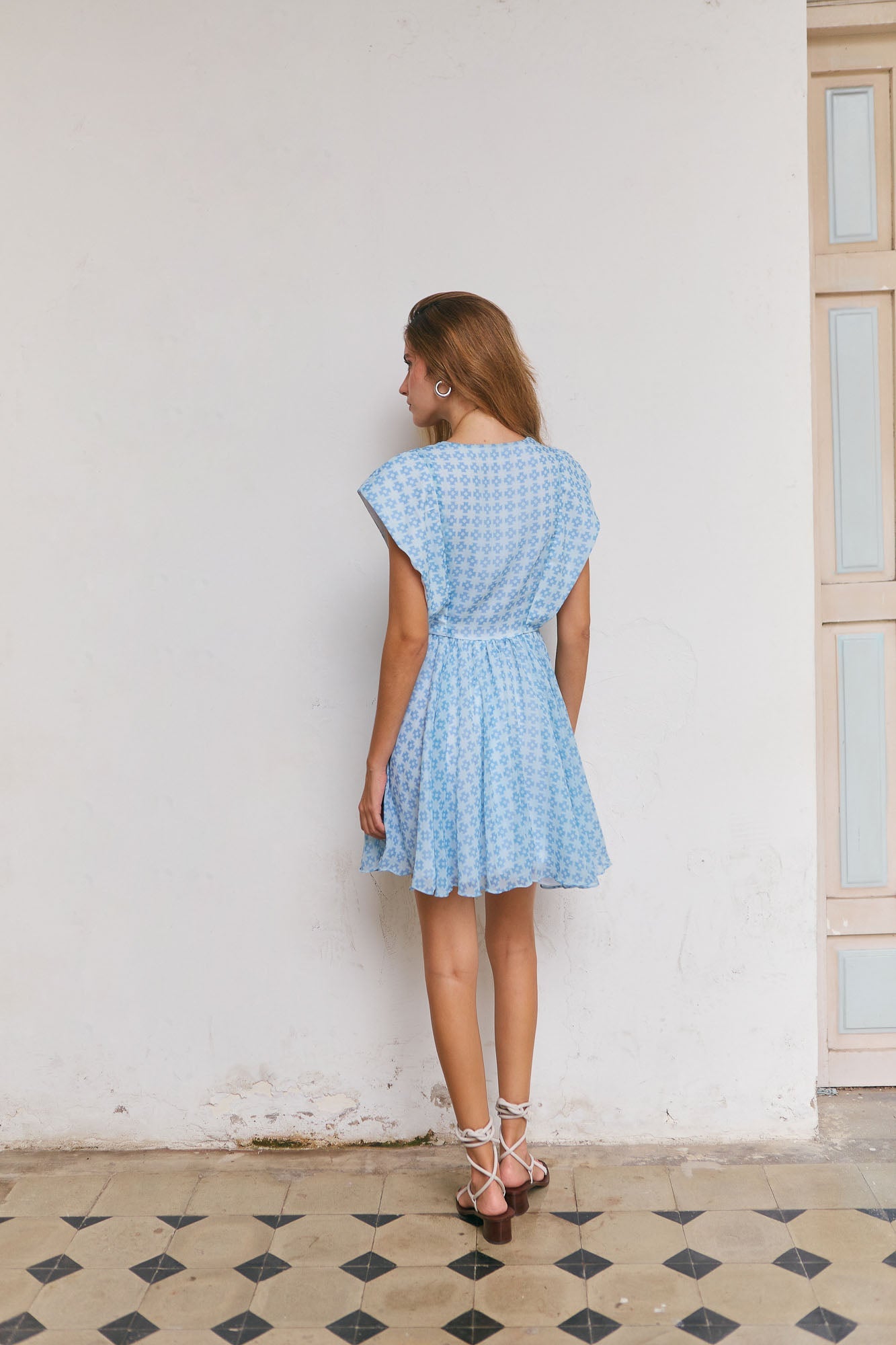 Laguna Blue Print Dress