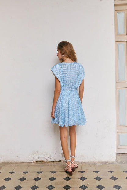 Laguna Blue Print Dress