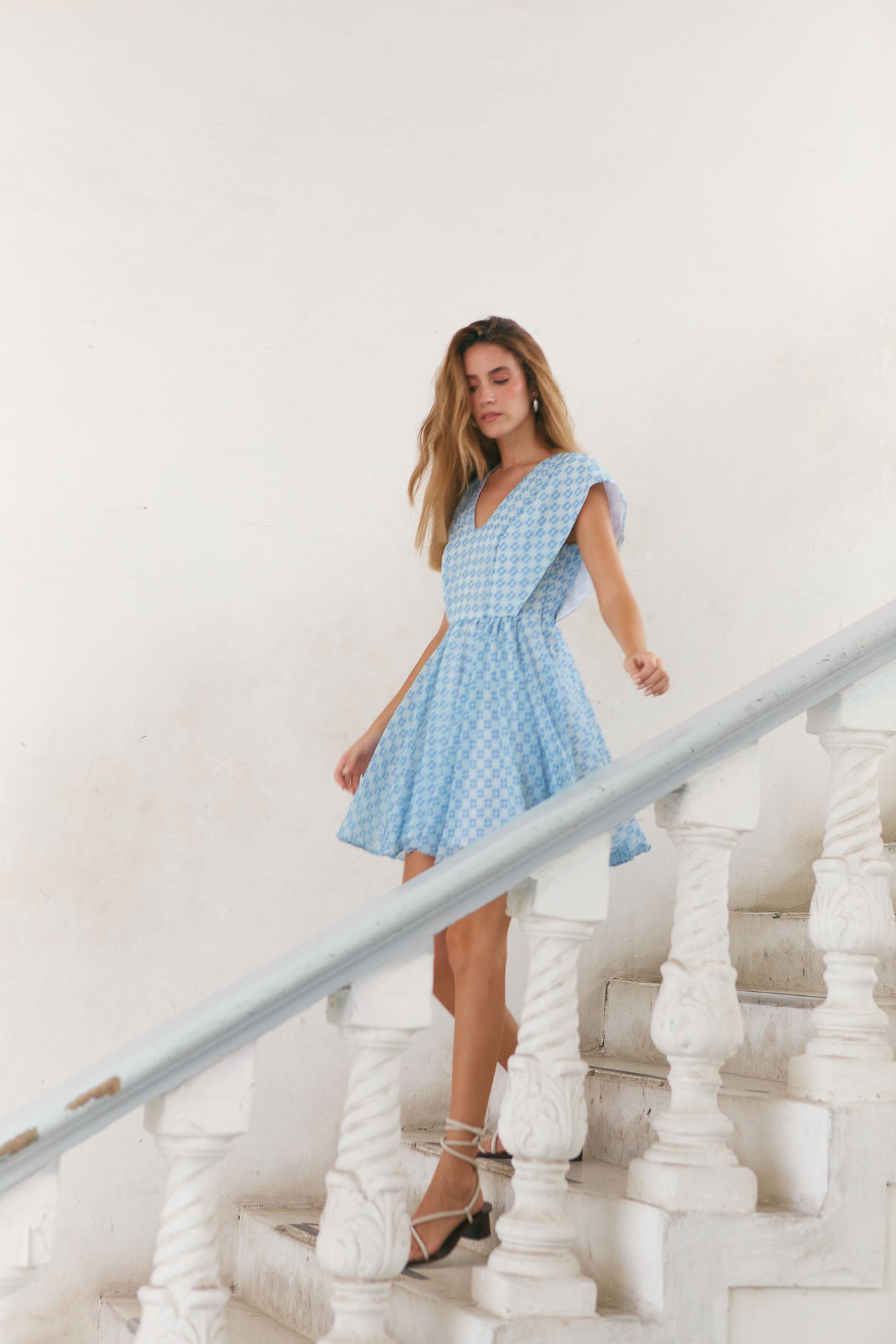 Laguna Blue Print Dress