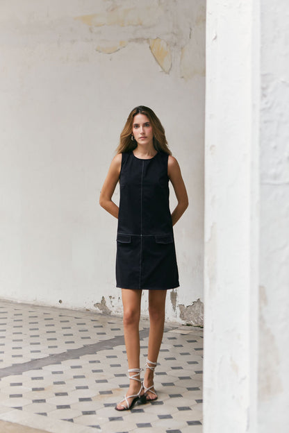 Aracataca Black Dress