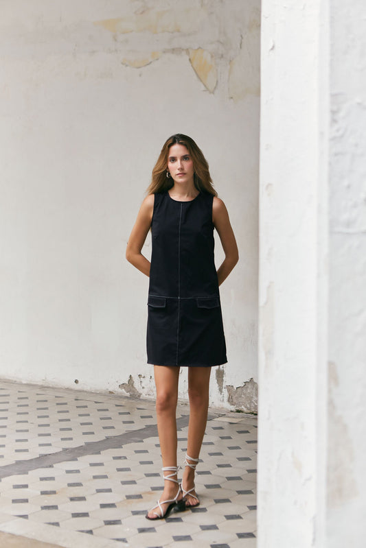 Aracataca Black Dress