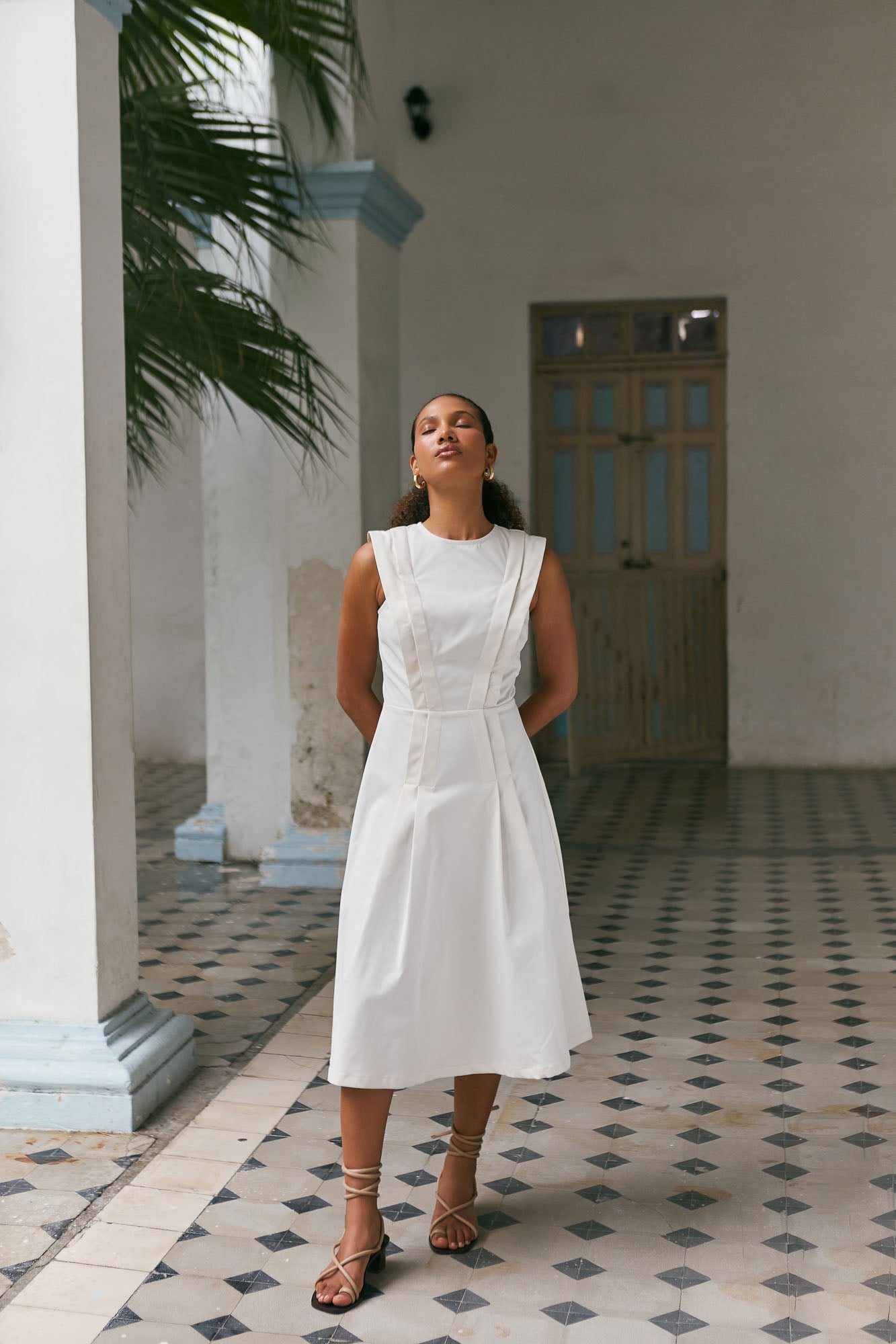 White Arenosa Dress