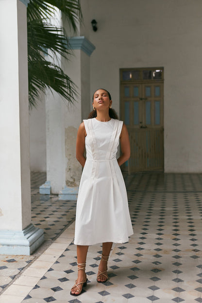 White Arenosa Dress