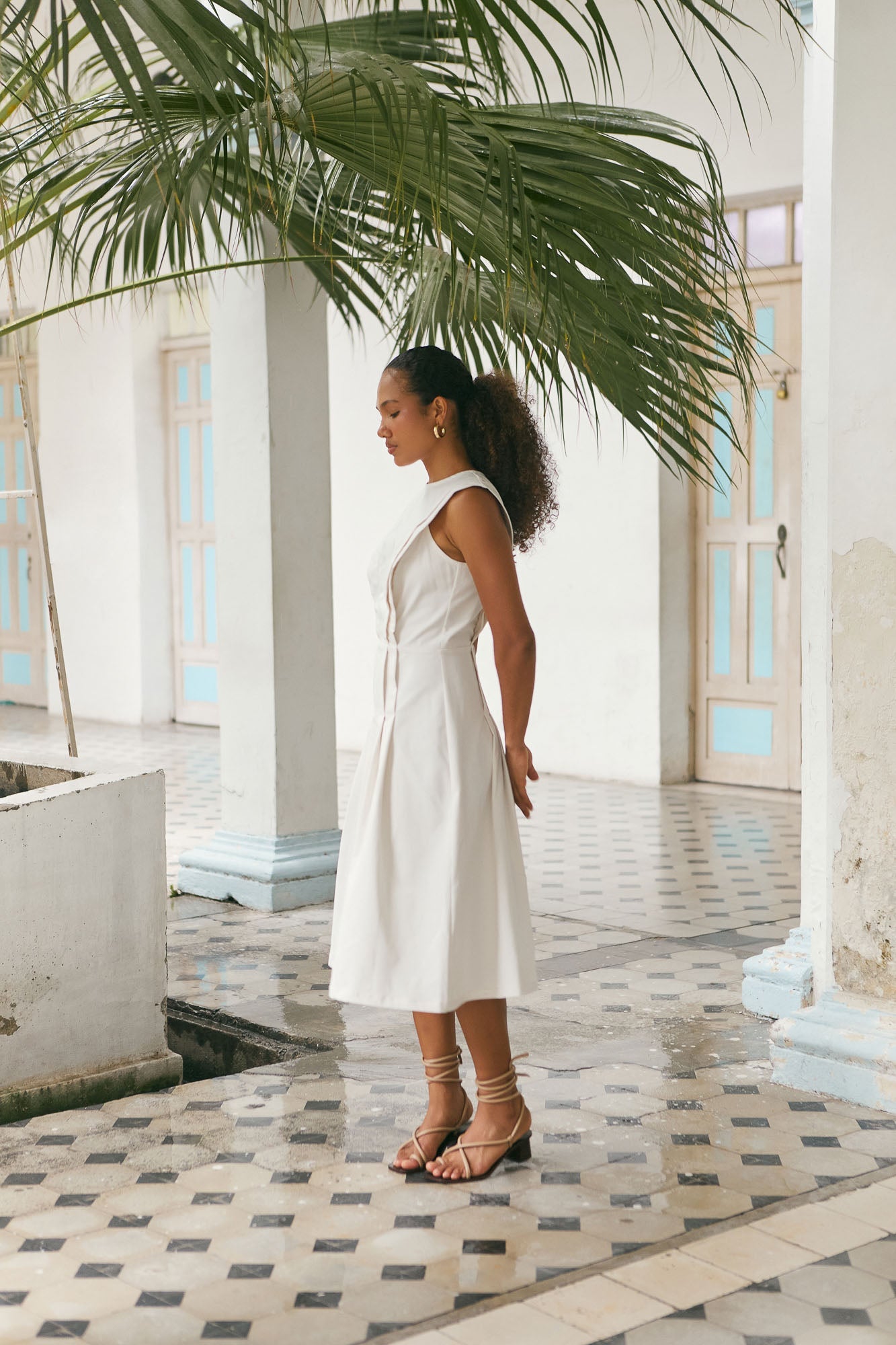 White Arenosa Dress