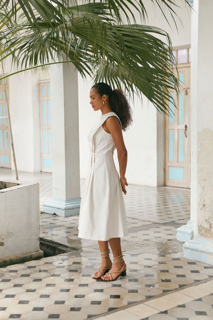White Arenosa Dress