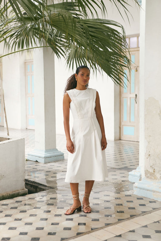 White Arenosa Dress