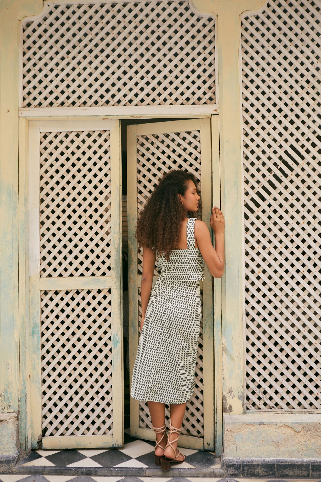 Green Printed Palafito Set