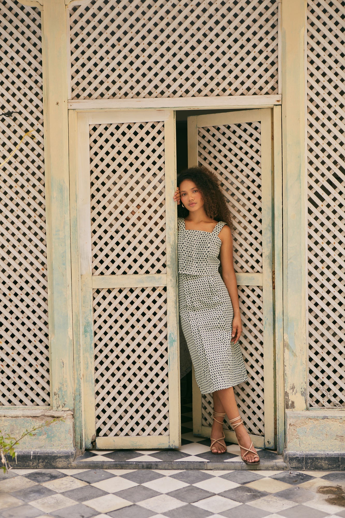 Green Printed Palafito Set