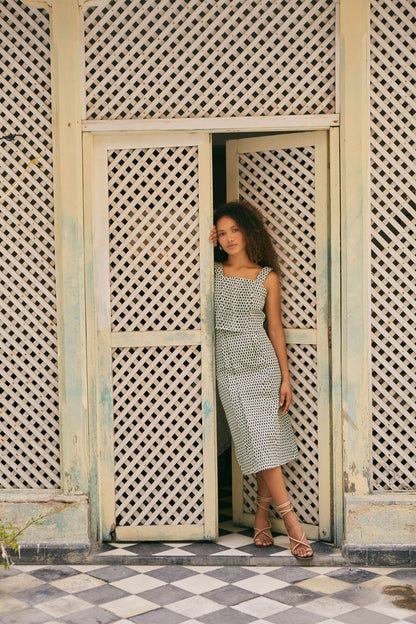 Green Printed Palafito Set