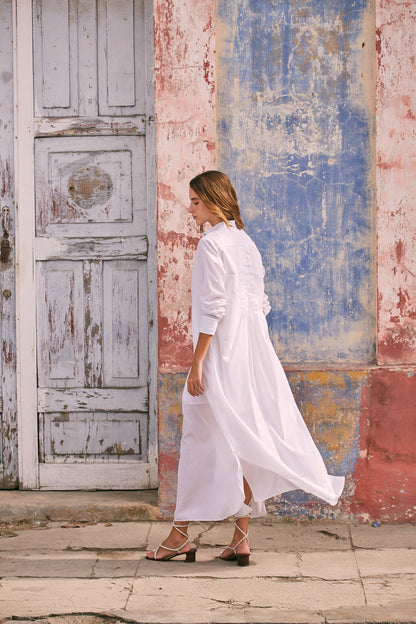 White Siberia Dress