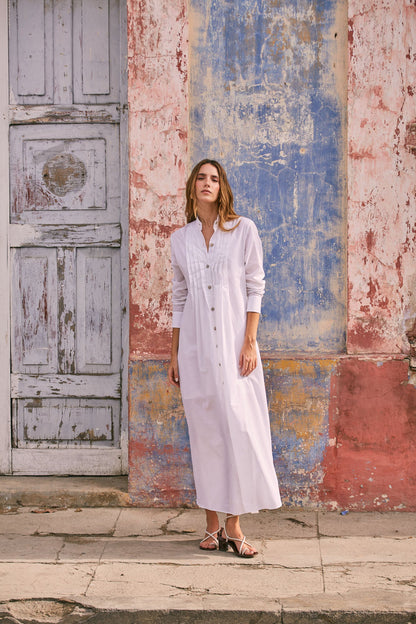 White Siberia Dress
