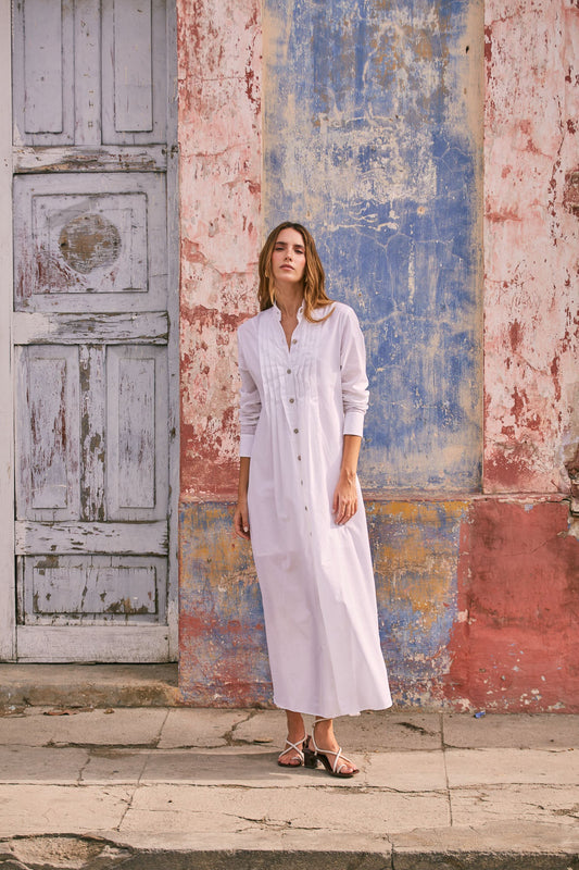 White Siberia Dress