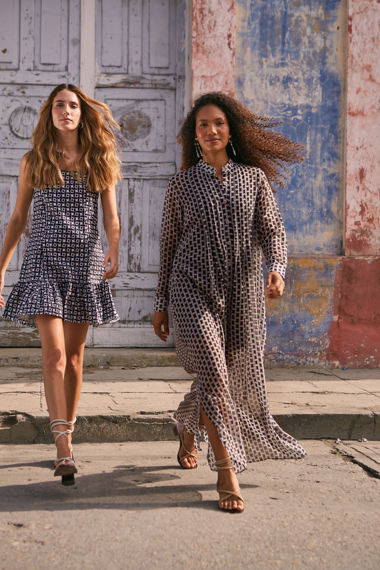 Siberia Black Print Dress