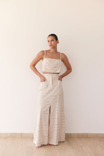 AMADA SET | LINEN WITH DETAILS