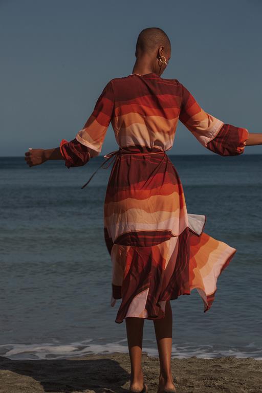 Orange Morro Dress