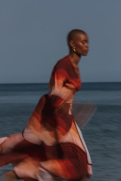Orange Morro Dress