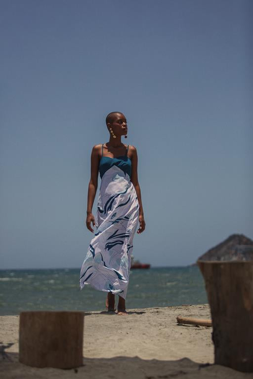 Albacora Aqua White Dress