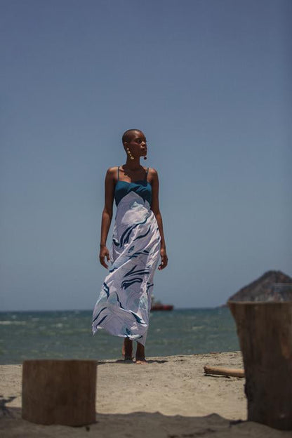 Albacora Aqua White Dress