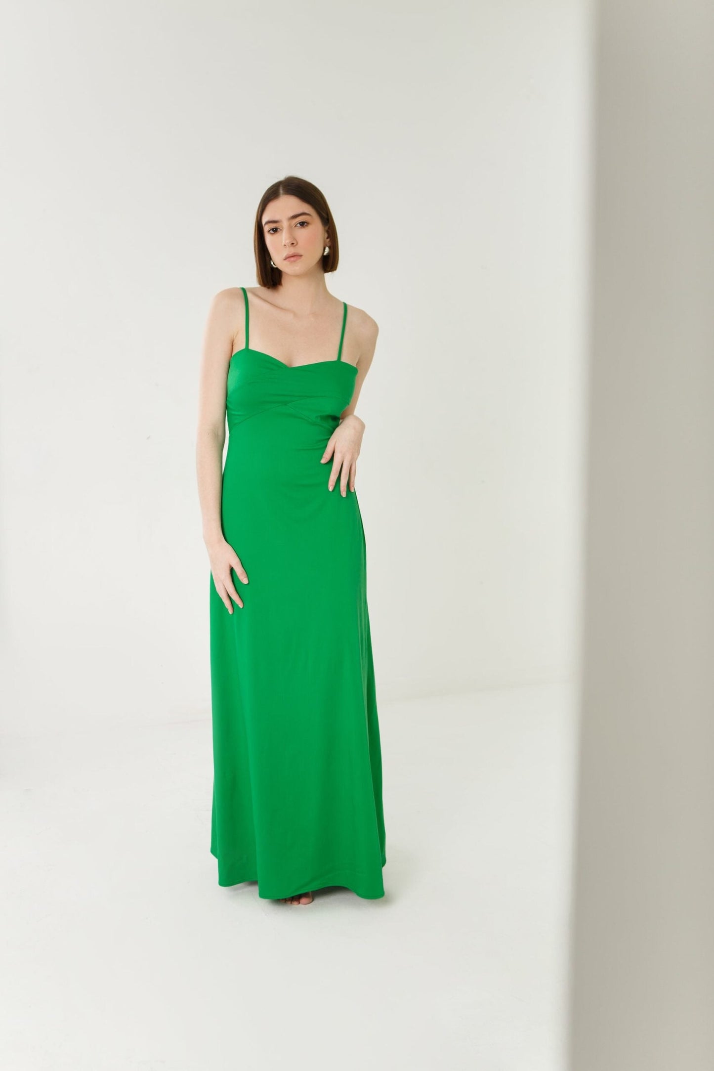 Green Rose Dress