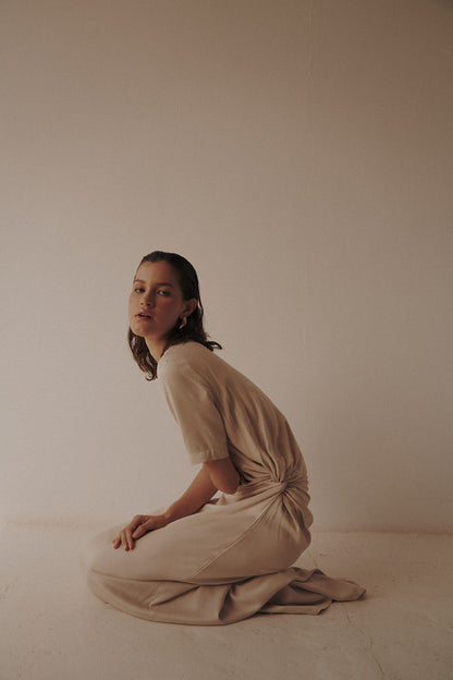 Noemi Beige Dress